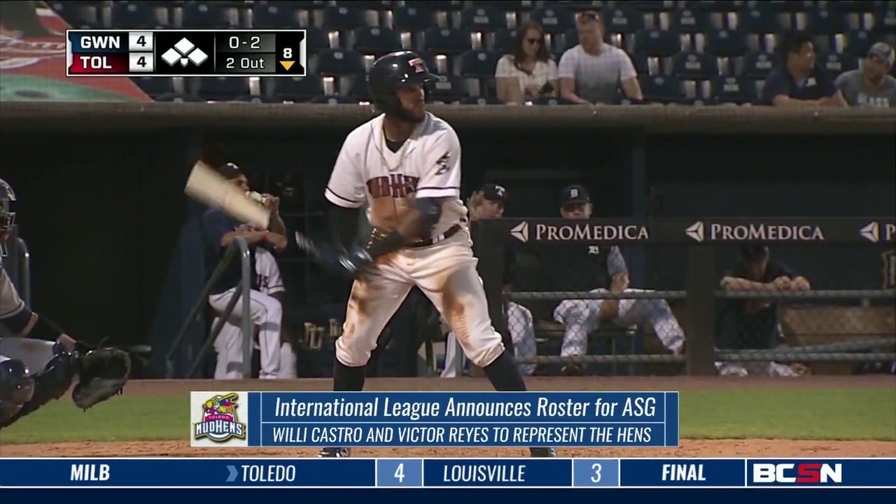 Castro and Reyes to Represent Toledo in All Star Game