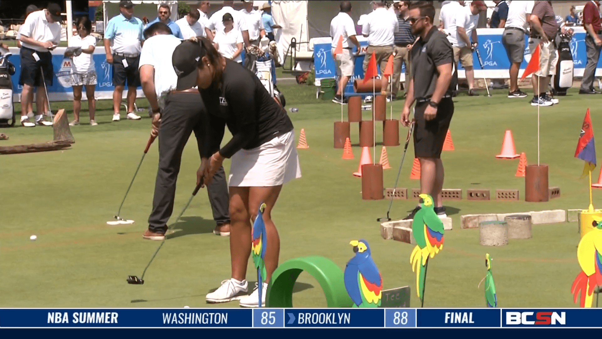 Pulling Out the Stops at the Putting Pro-Am