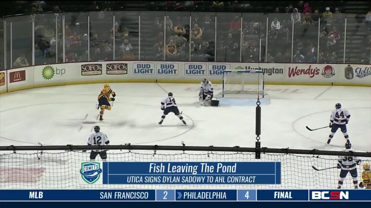 Utica Signs Sadowy to AHL Contract