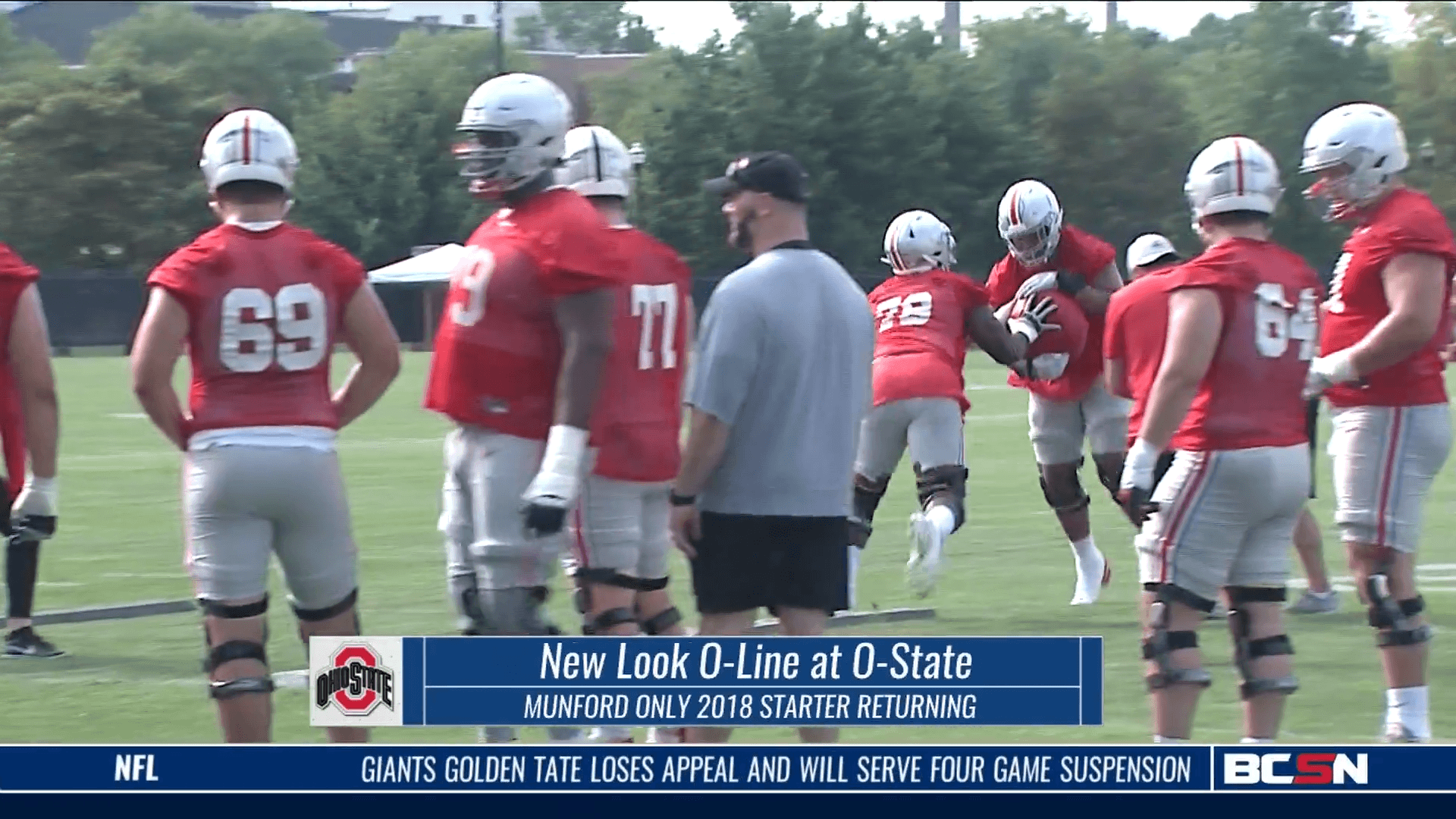 New Look O-Line for Ohio State