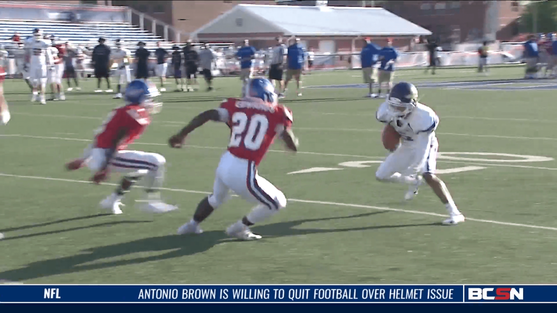 Waite and Springfield Football Scrimmage