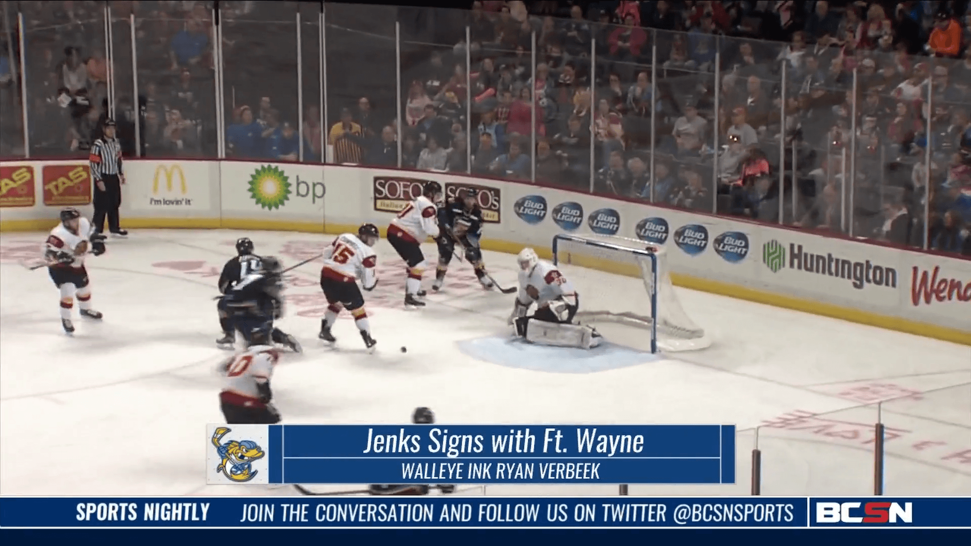 Ex-Walleye A.J. Jenks Signs with Ft. Wayne Komets