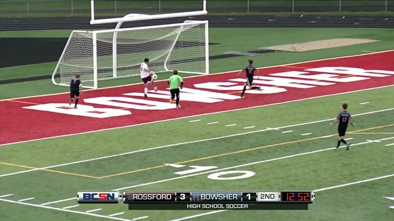 Jordan Clark Leads Rossford Boys Soccer over Bowsher