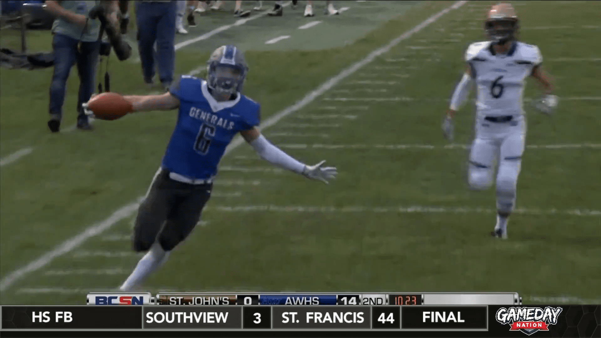 Generals Shock The Titans with 42-Point Victory