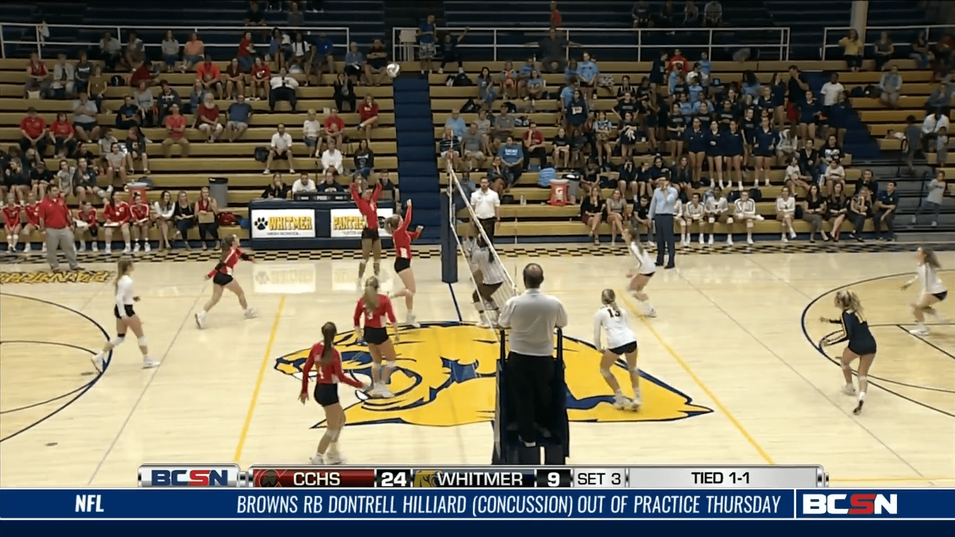 Central Catholic Defeats Whitmer in Four Sets