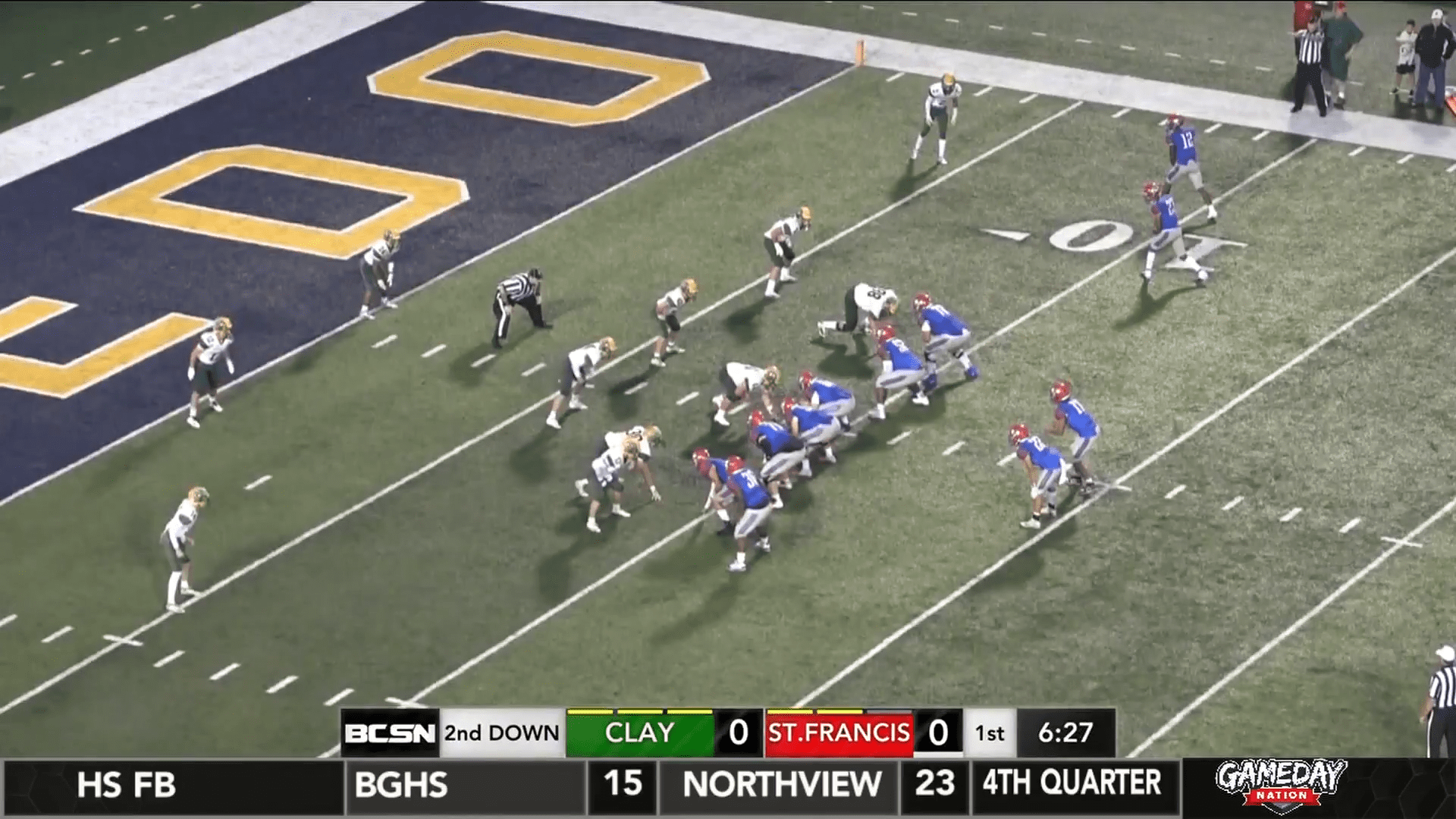 St. Francis Rolls Over Clay