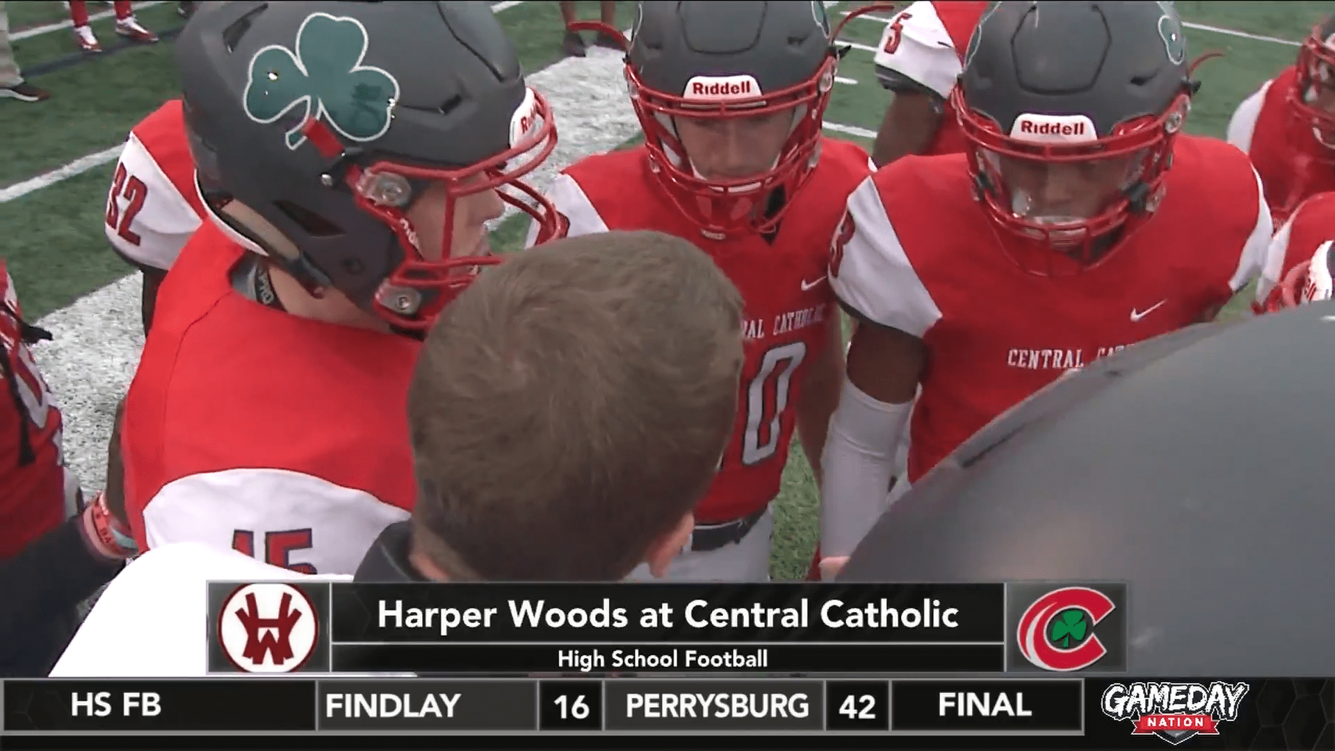 Central Catholic Tops Harper Woods 35-12