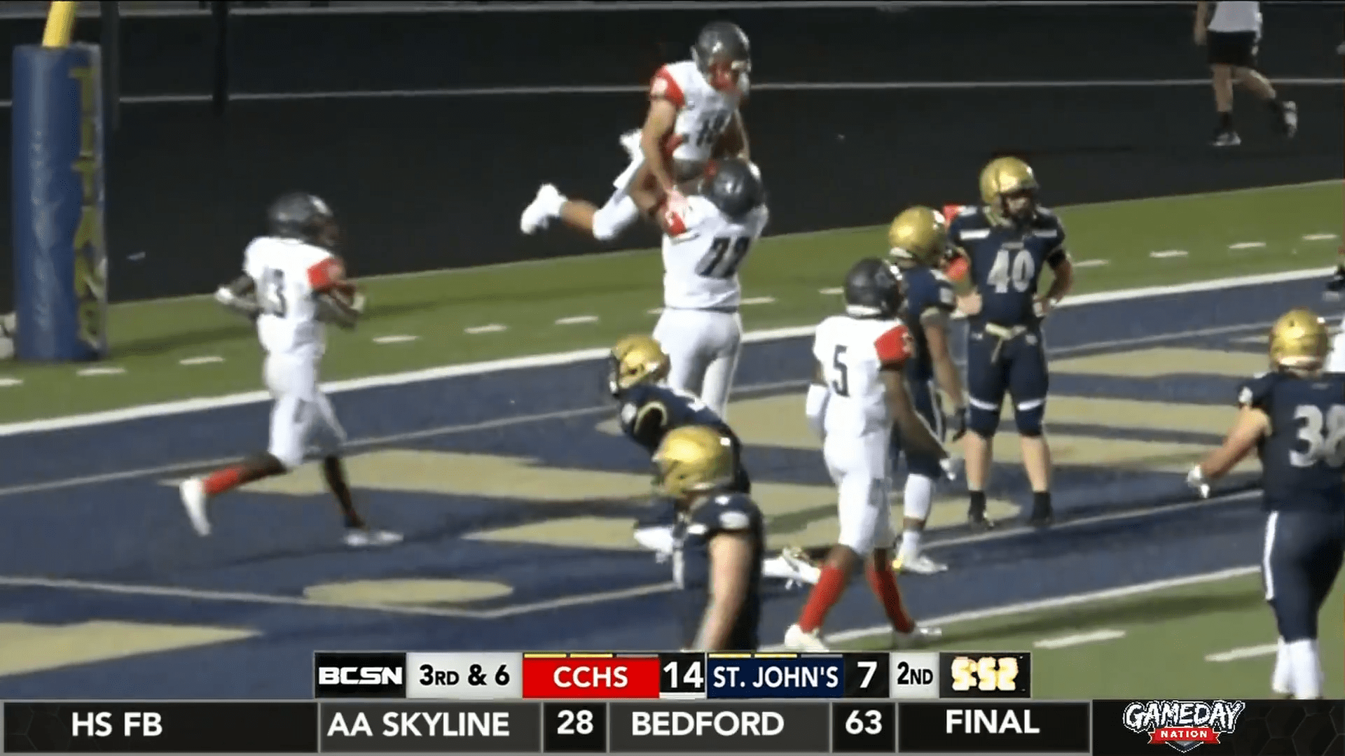Central Catholic Squeezes by St. John’s