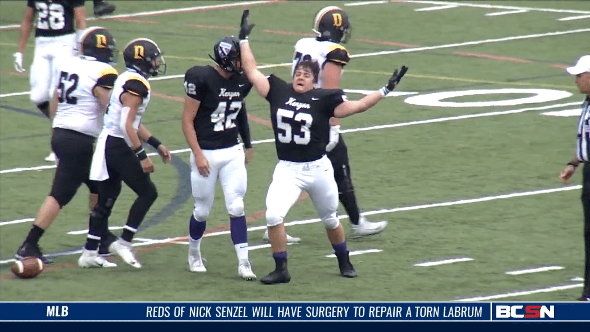 Kenyon Falls to DePauw 21-7