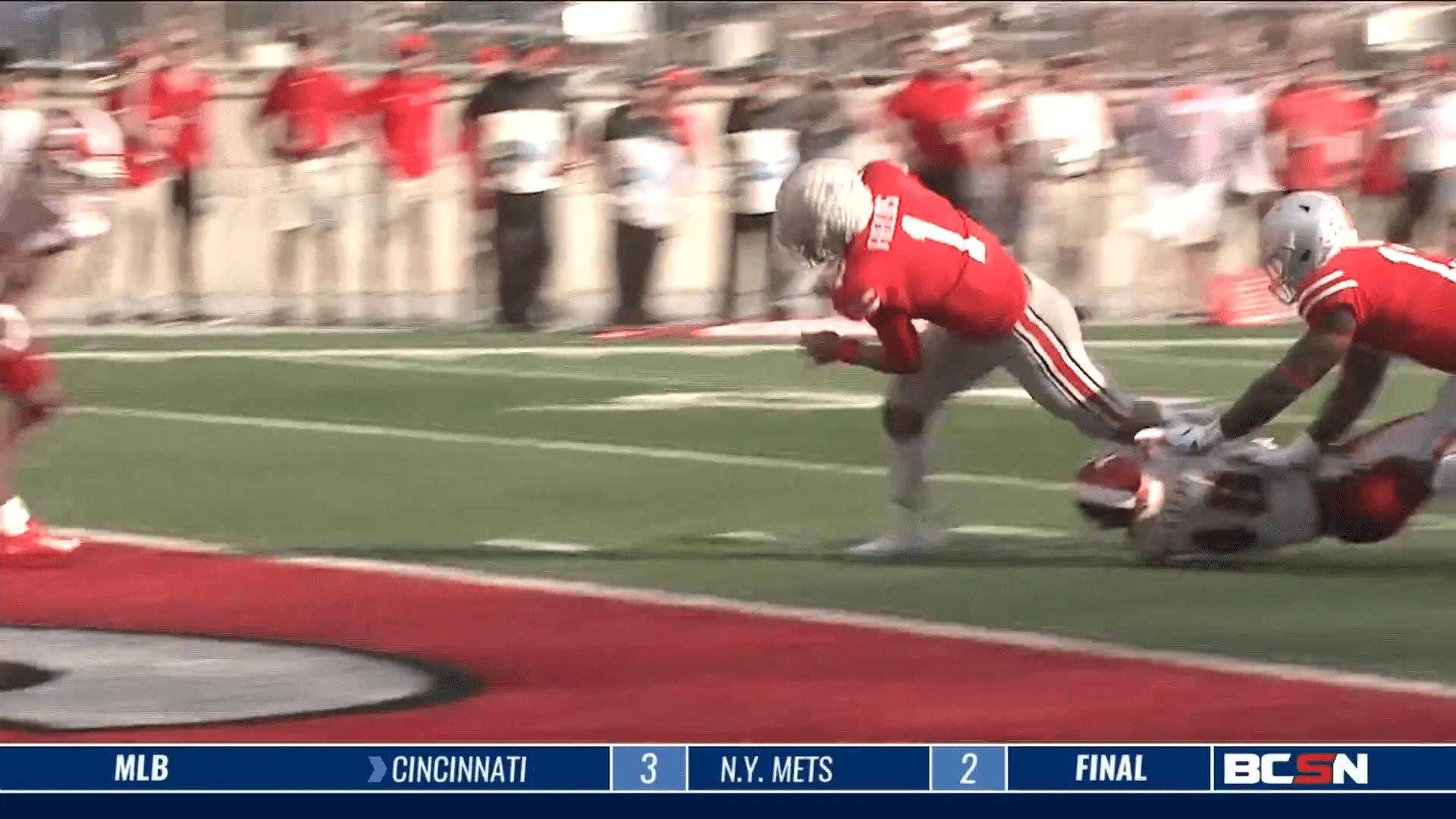 Ohio State Scores 42 in 2nd Quarter in 76-5 Victory