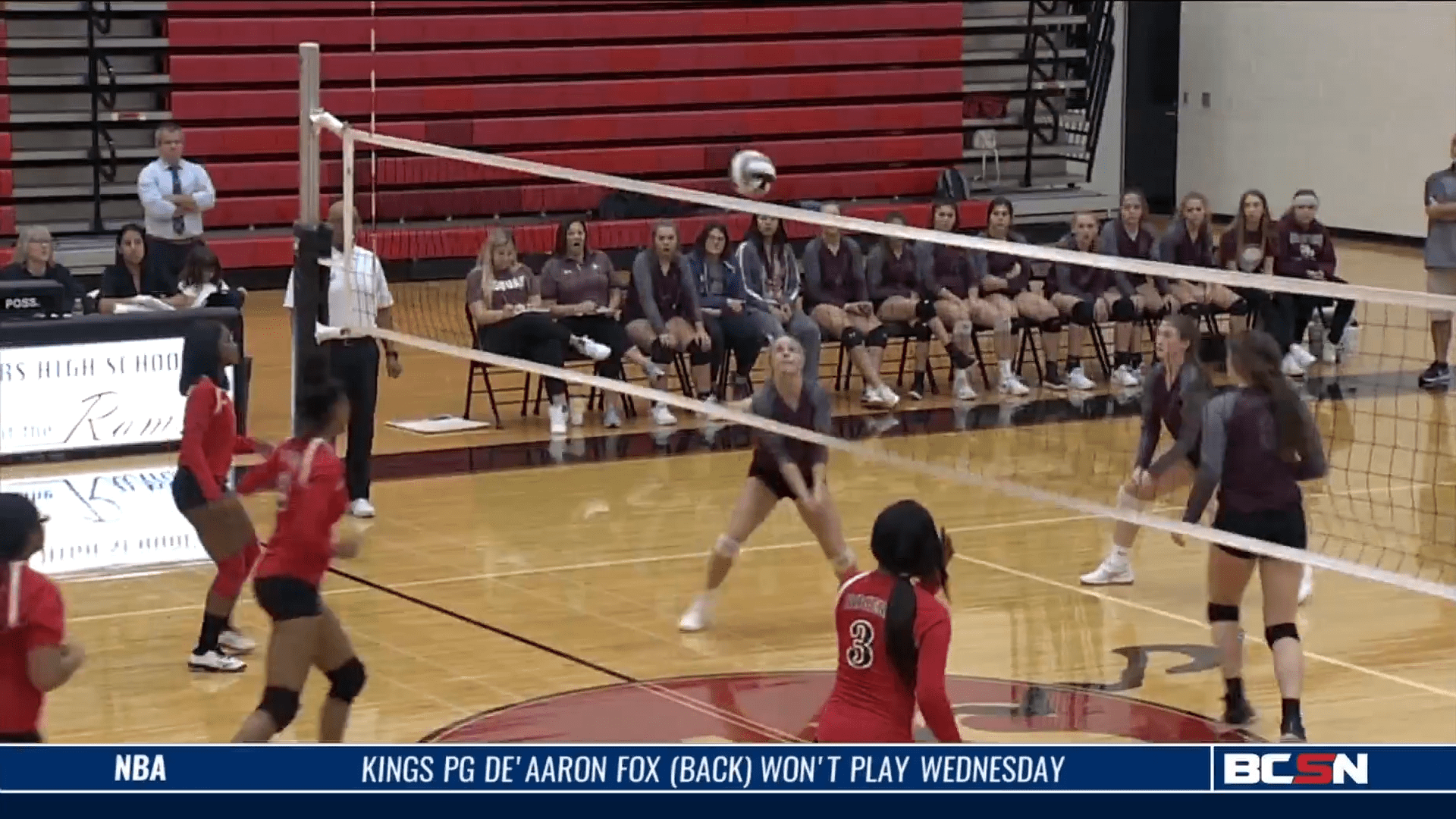 Rossford Sweeps Rogers in Sectional Volleyball