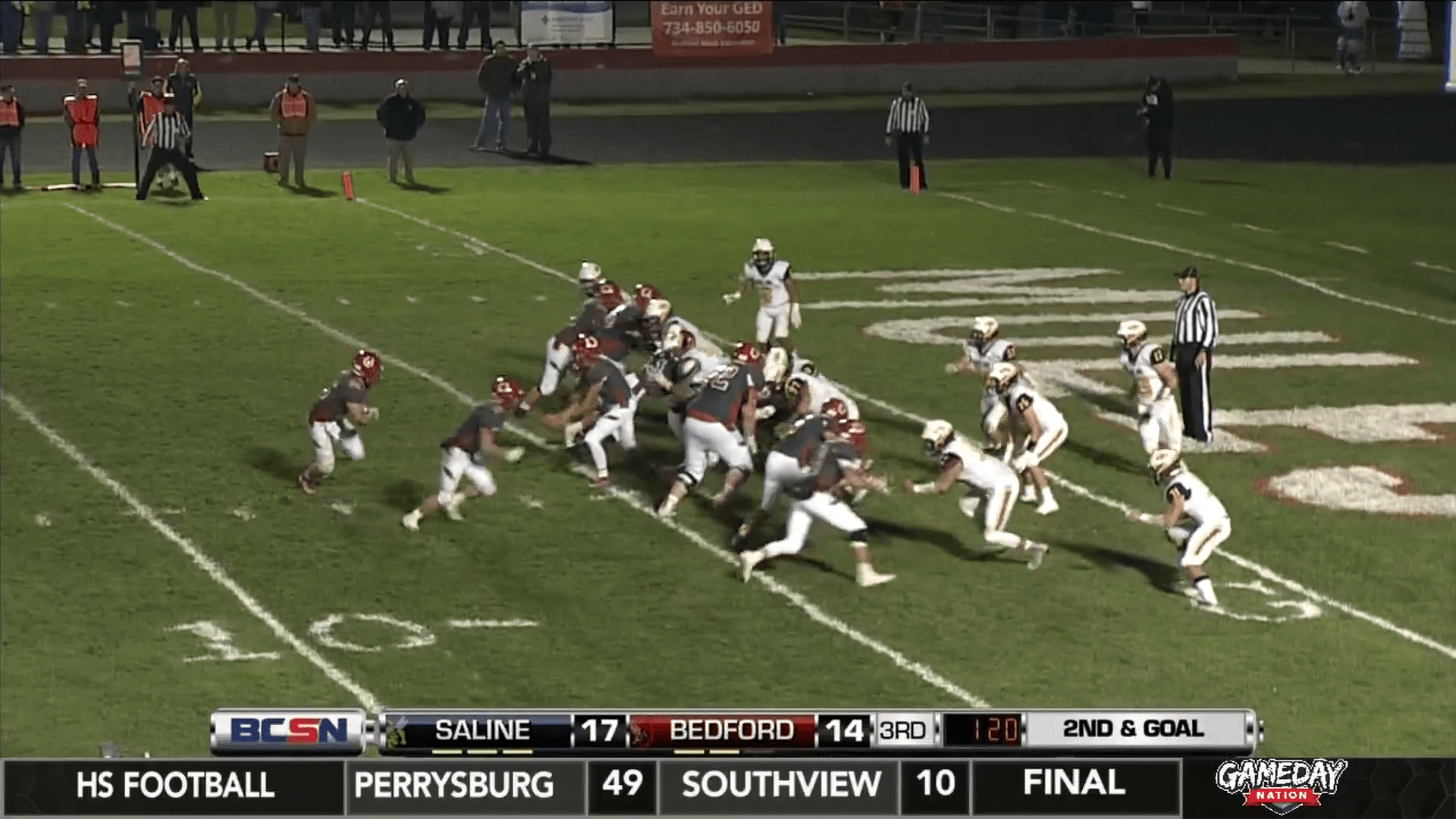 Bedford Falls In a Tough One Against Saline