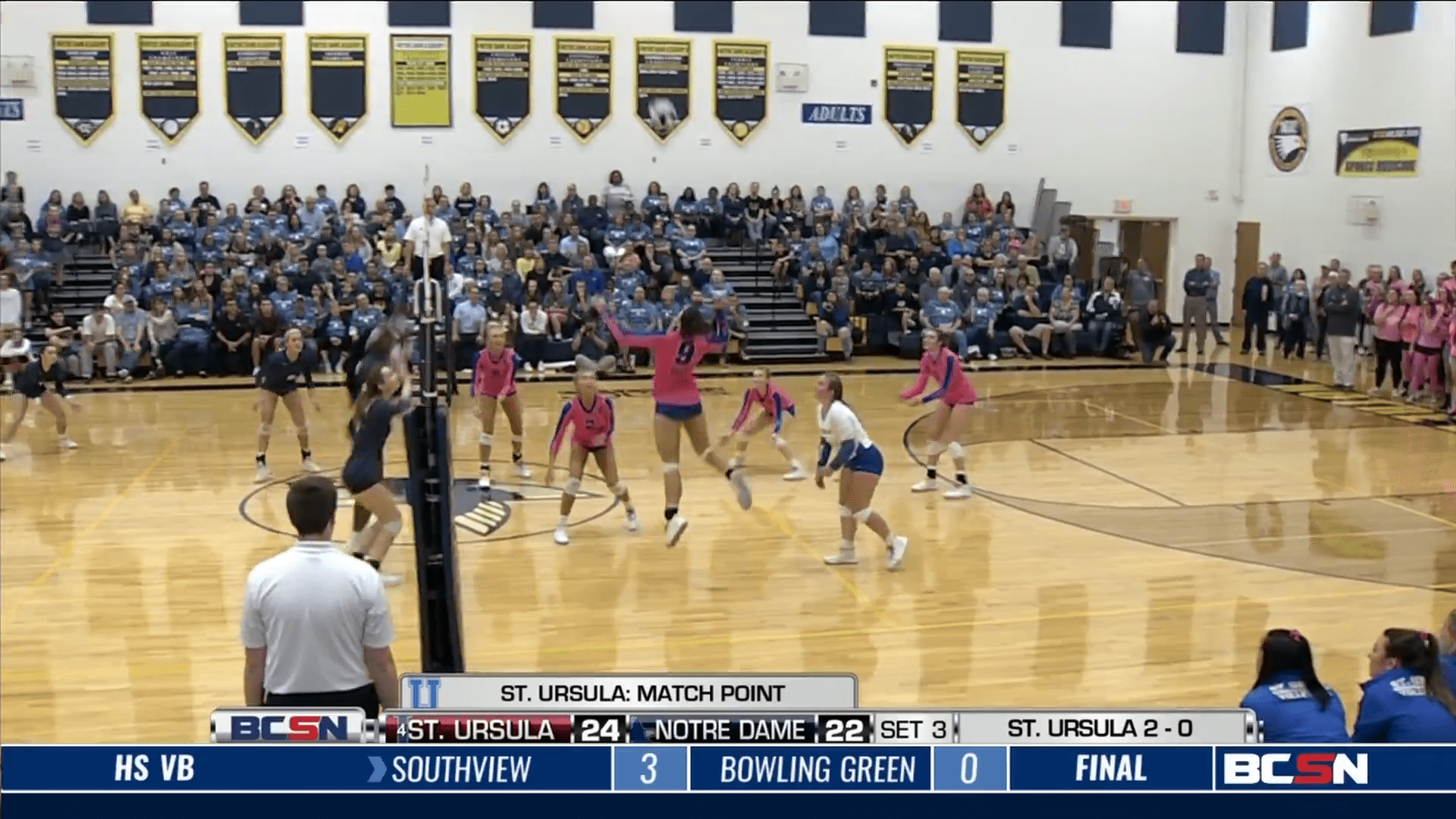St. Ursula Dominates Rival Notre Dame Academy