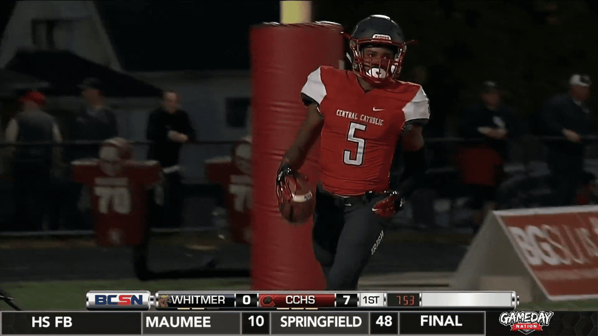 Central Catholic Dominates Whitmer on Cherry Street