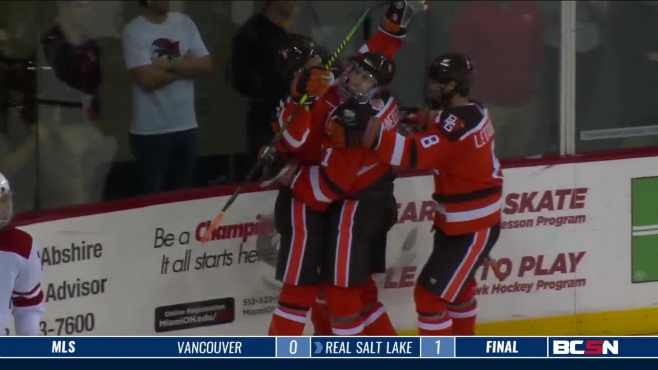 Cameron Wright Leads Falcons with 4 Goals Over RedHawks