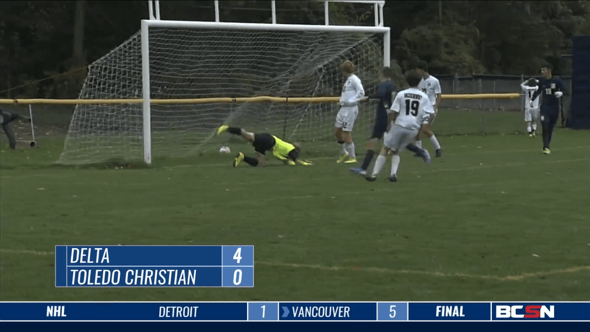 Delta Boys Soccer Shuts Out Toledo Christian in Sectional Play