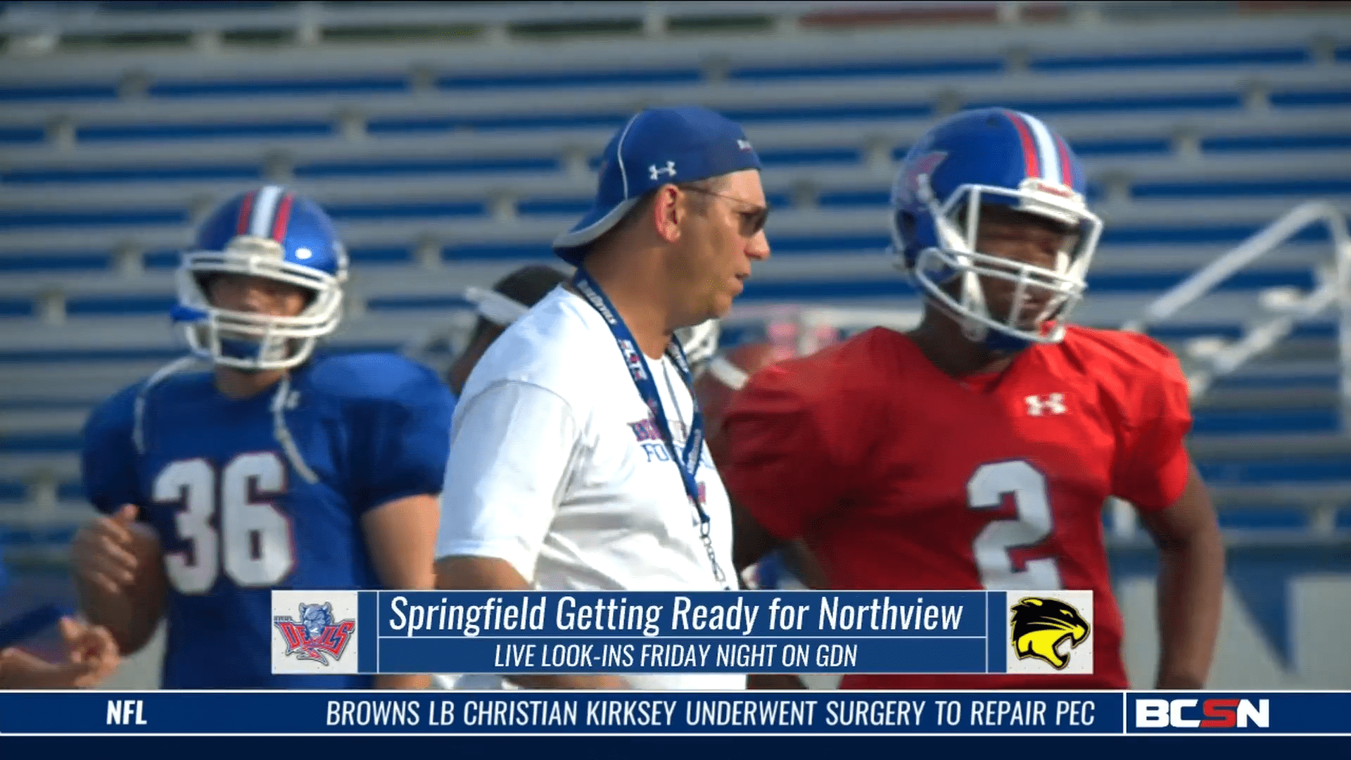 Springfield Blue Devils Prep for Northview