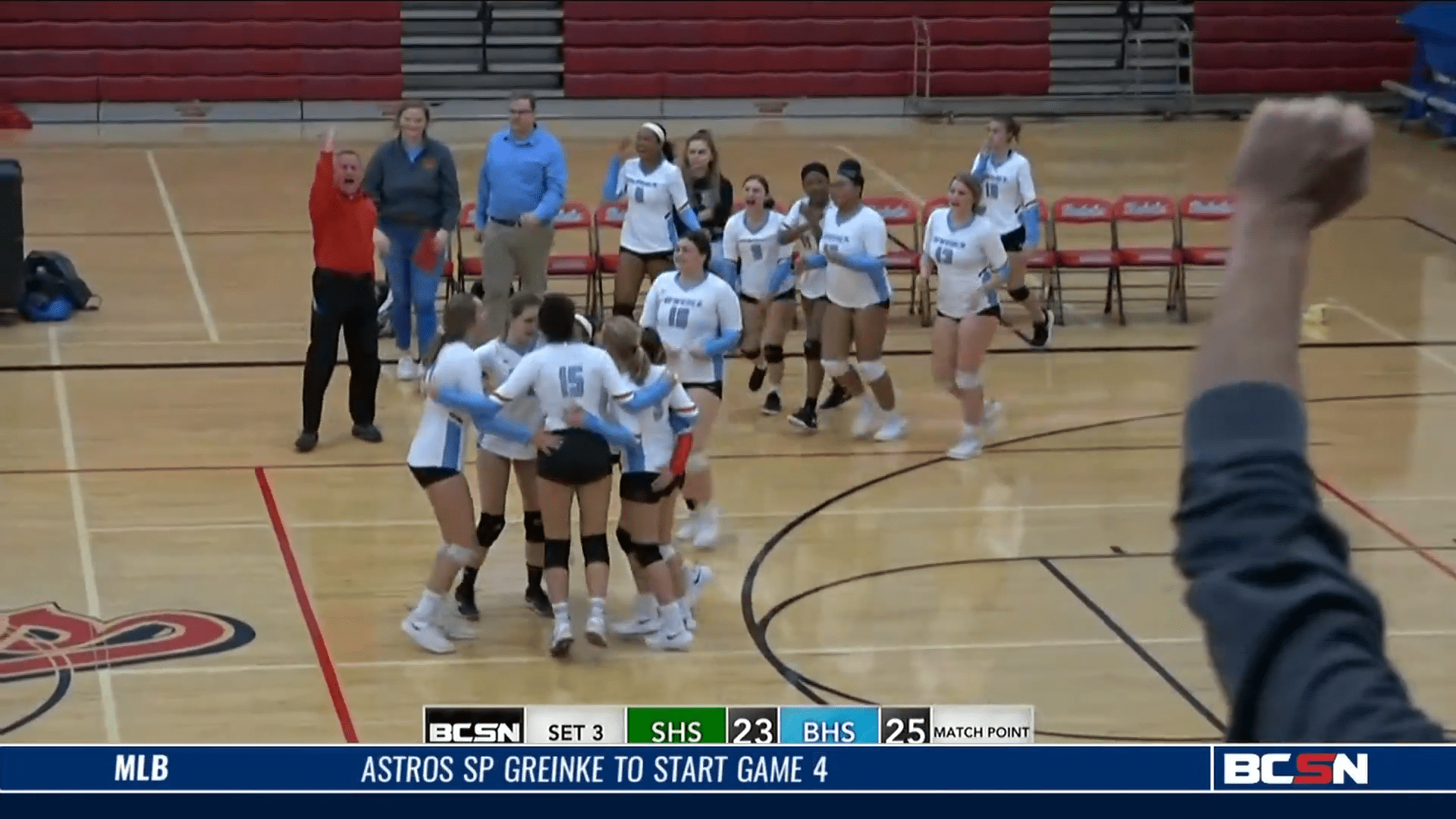 Bowsher Sweeps Start in Sectional Volleyball