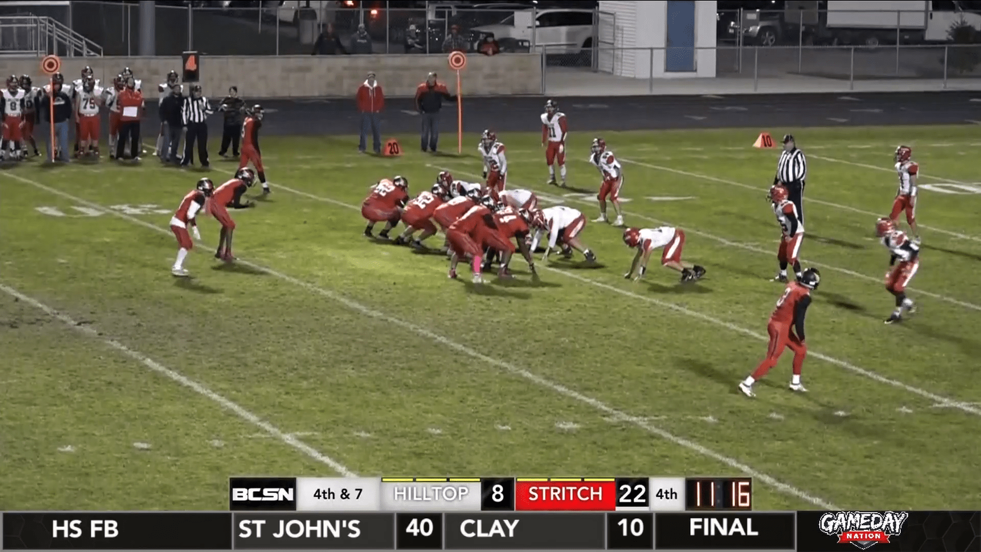 Stritch Wins Big Over Hilltop