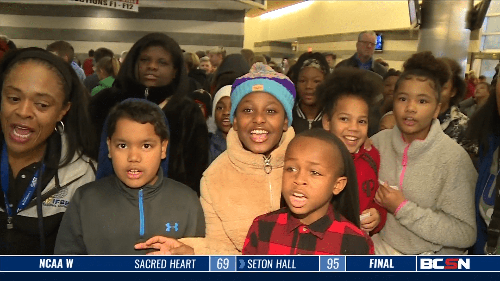 Walleye Kids Day Gets Students and Teachers in the Huntington Center