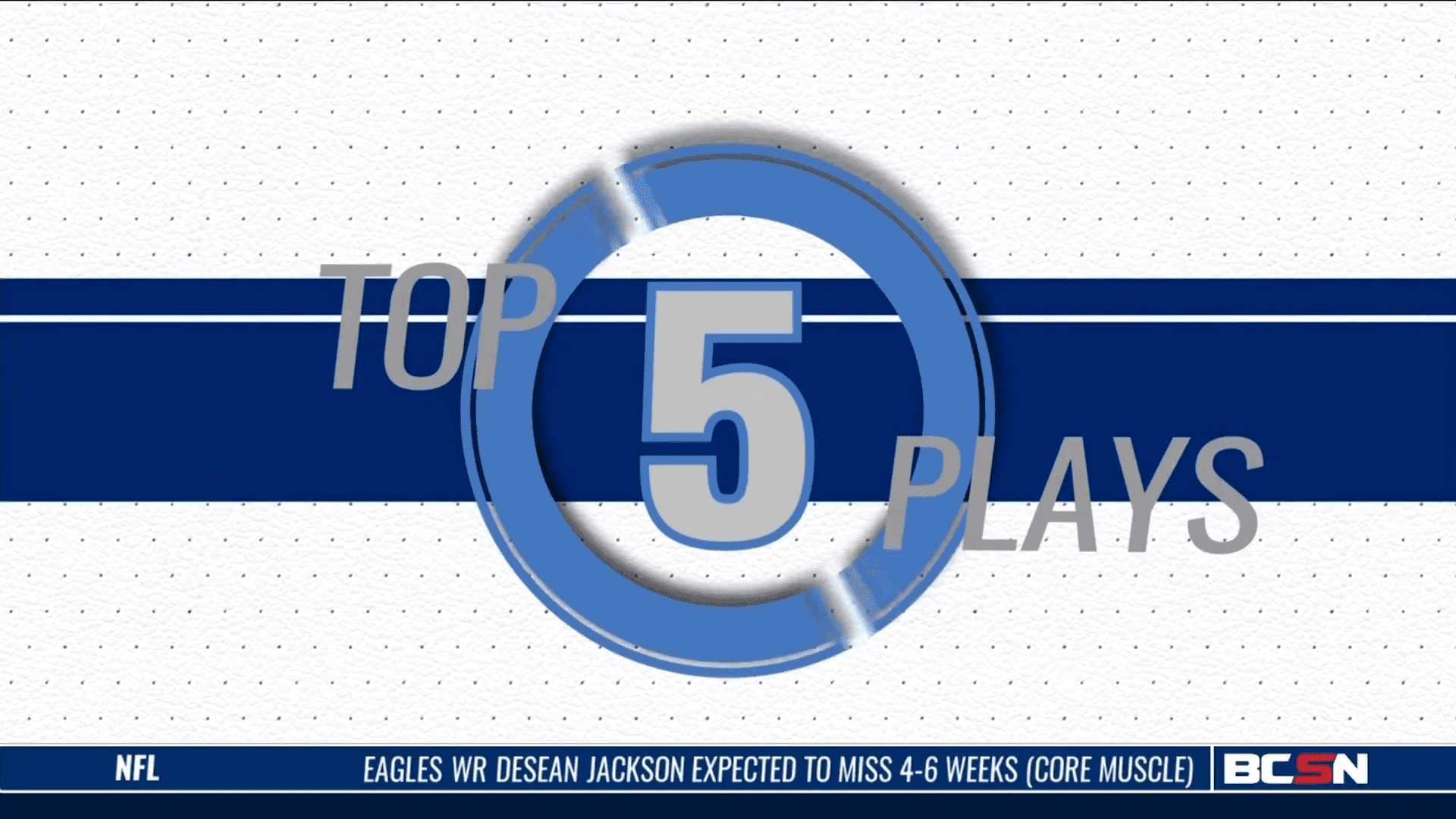 Top Five Plays of the Week