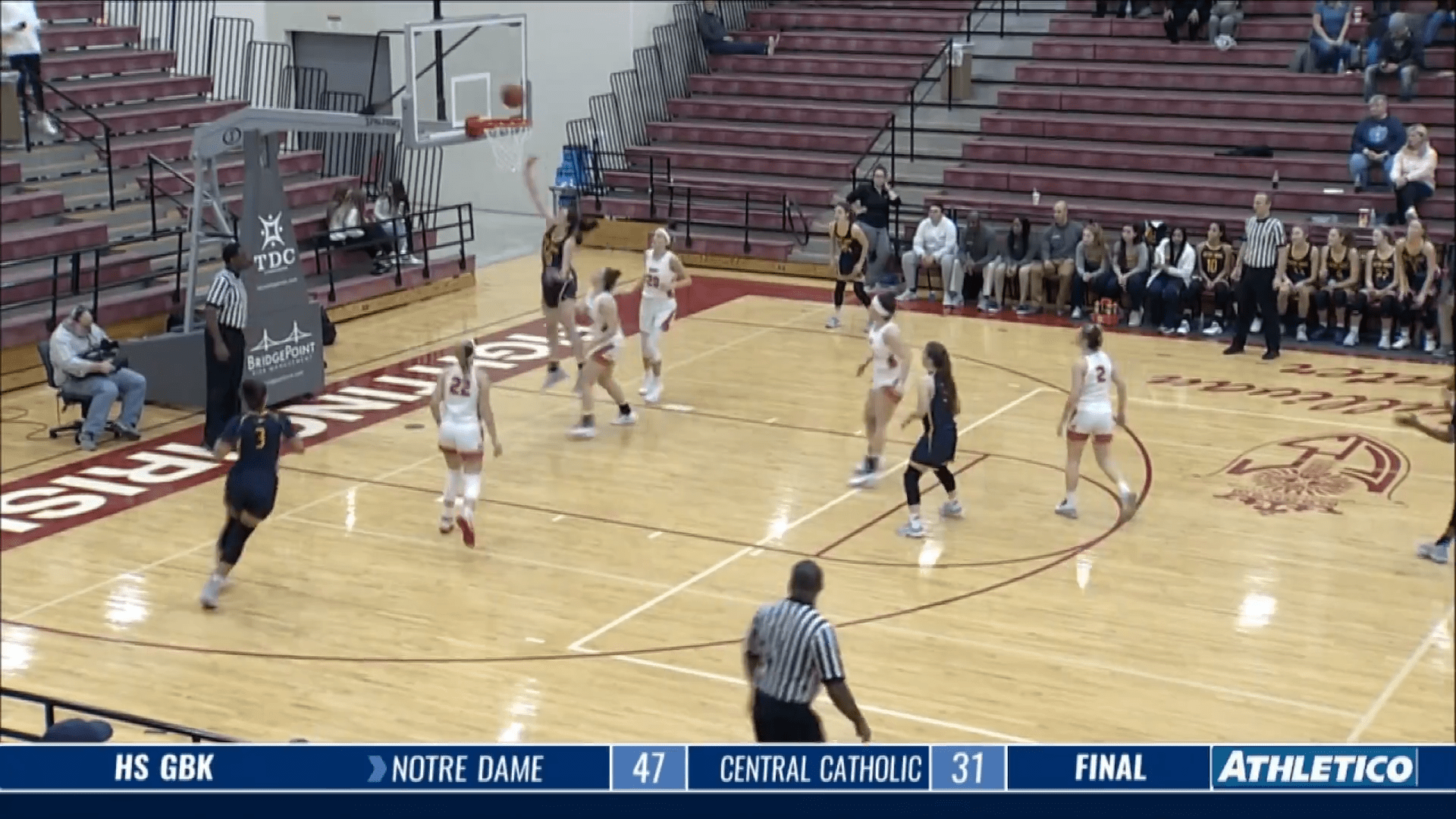 Notre Dame Eagles Win on the Road Against Central Catholic