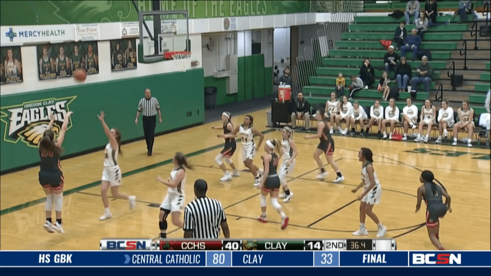 Central Catholic Girls Dismantle Clay