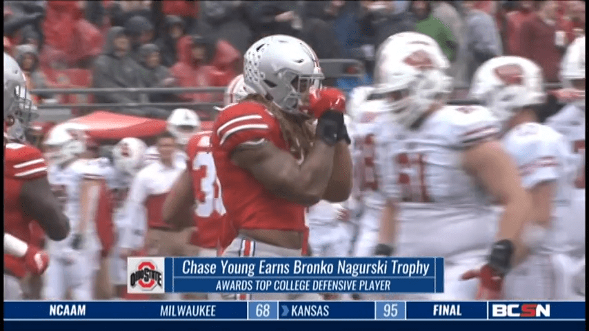 Chase Young Earns Bronko Nagurski Trophy