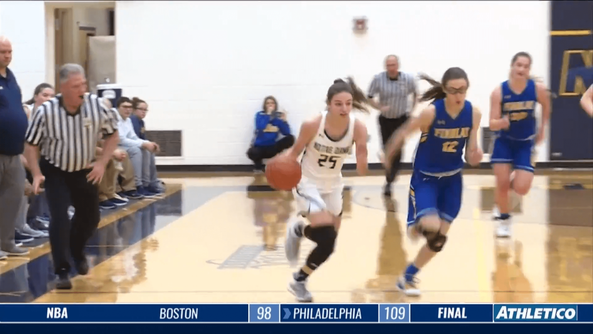 Notre Dame Stays Perfect in the TRAC with Victory vs Findlay