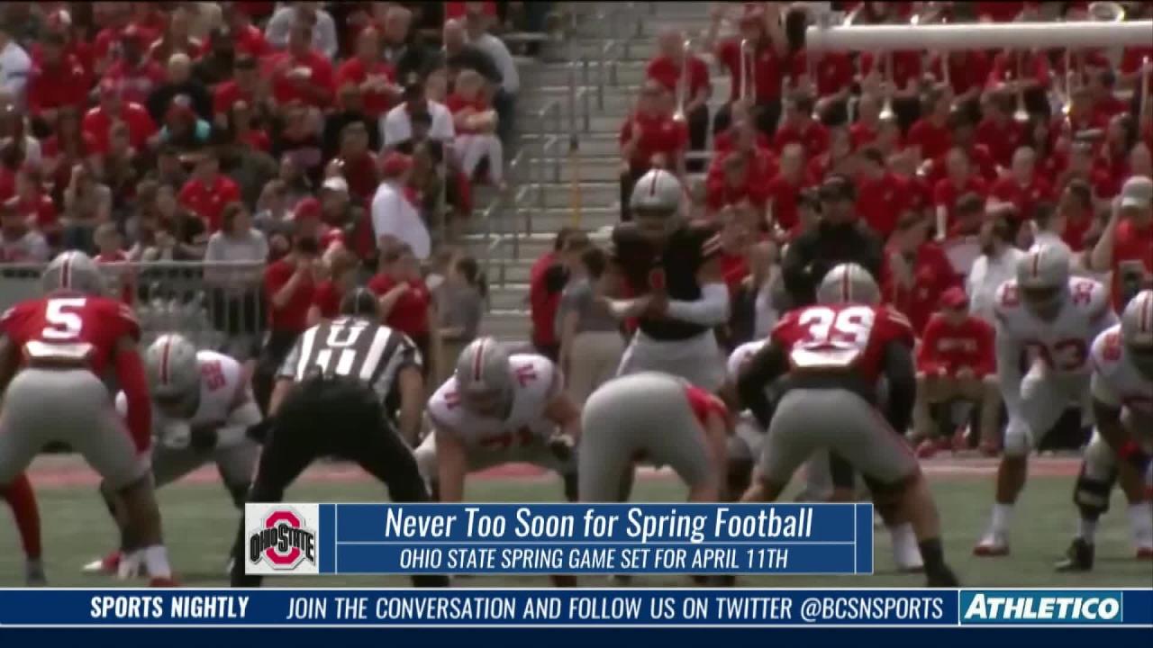 Buckeyes Announce Spring Football Schedule