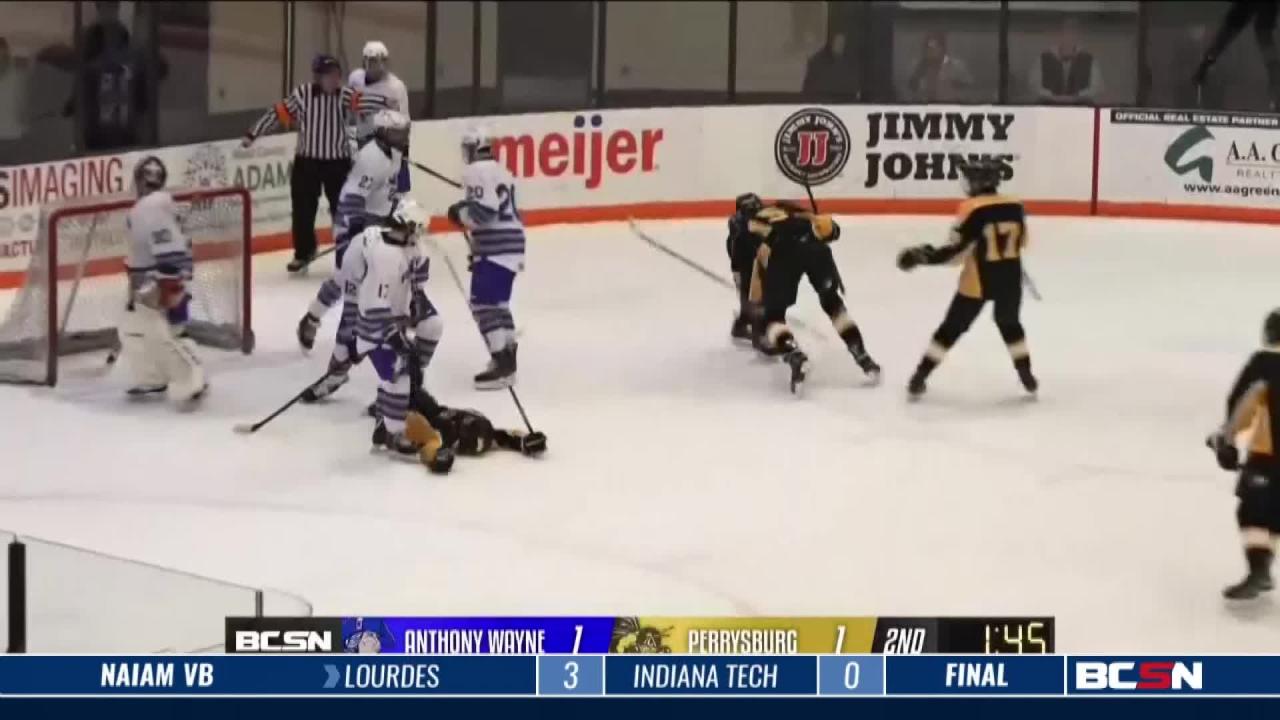 Perrysburg Hockey Wins OT Thriller vs Anthony Wayne