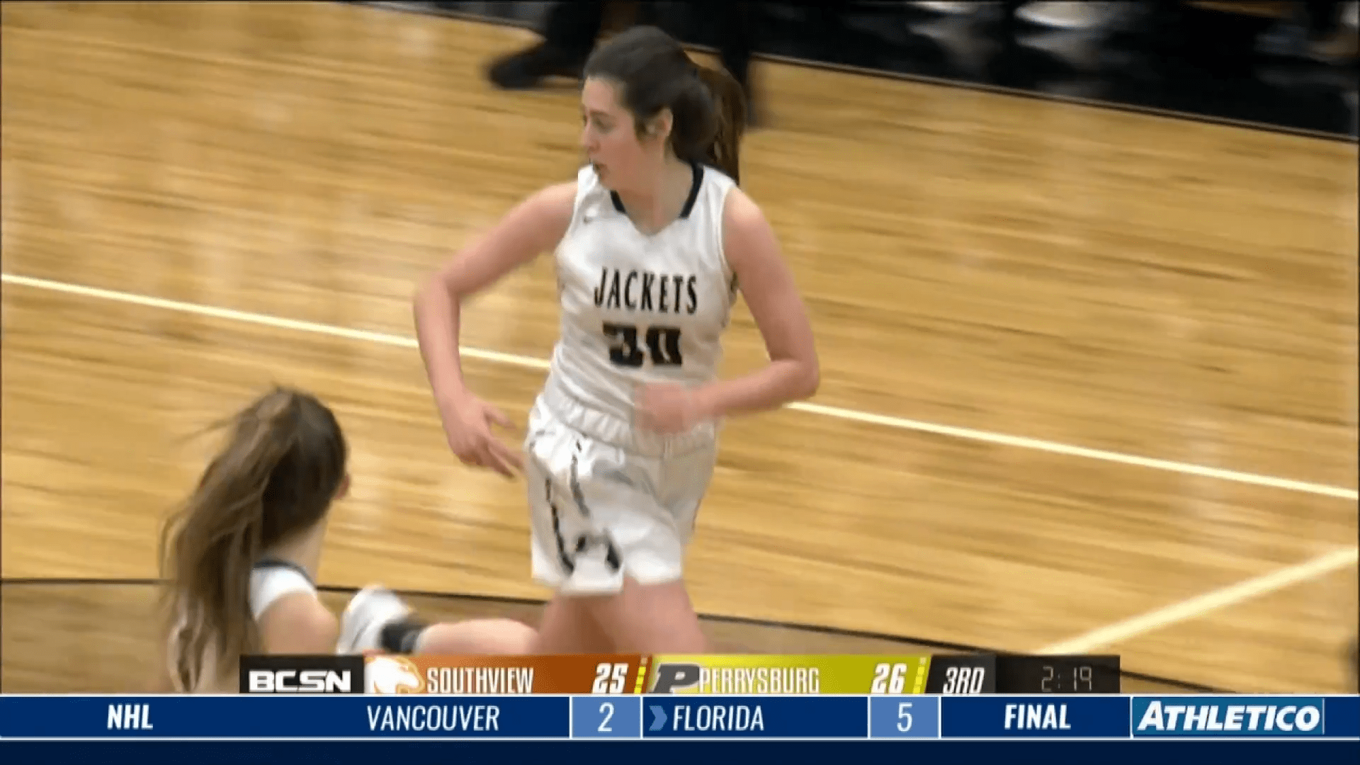 Perrysburg Girls, Behind 16 from Griggs, Holds Off Southview