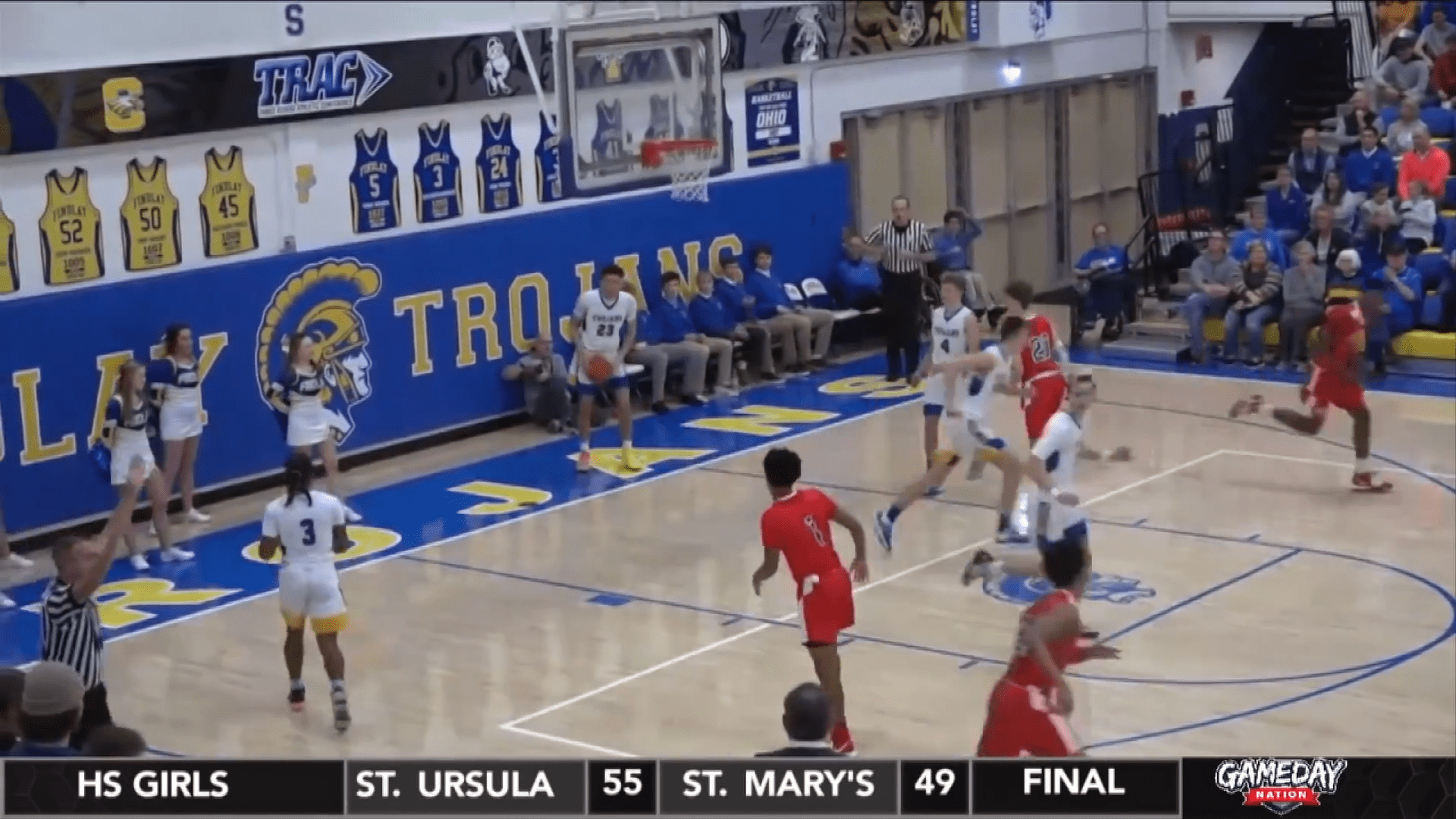 St. Francis Basketball Falls on the Road to Findlay