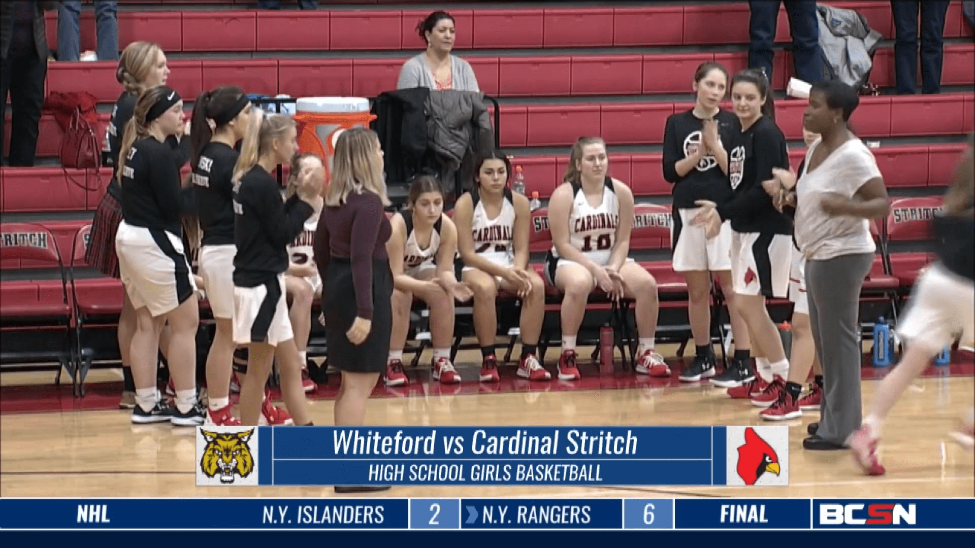 Whiteford Girls Sneak by Cardinal Stritch