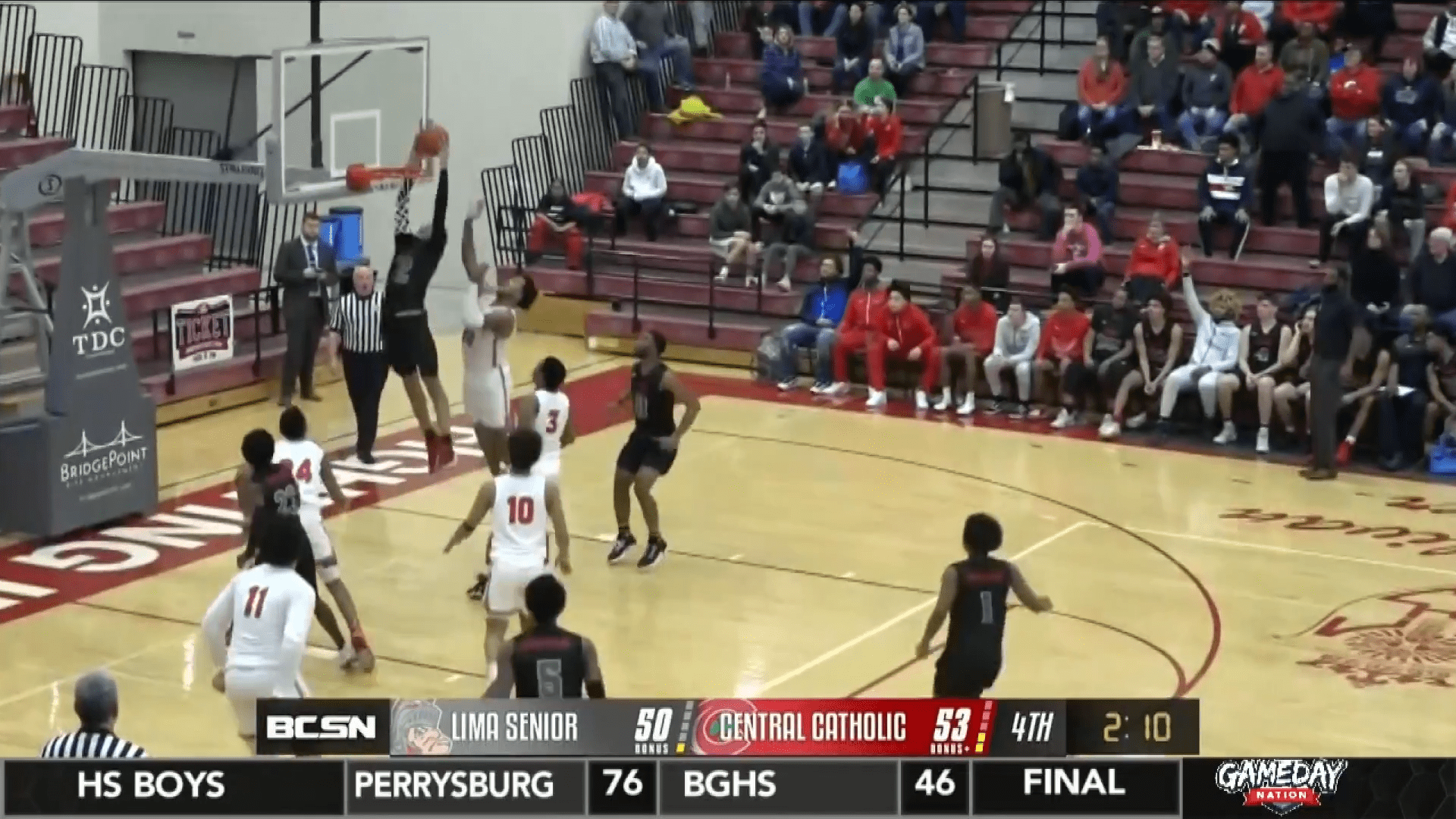 LIMA SR. CLINCHES TRAC TITLE WITH LAST-SECOND WIN OVER CENTRAL