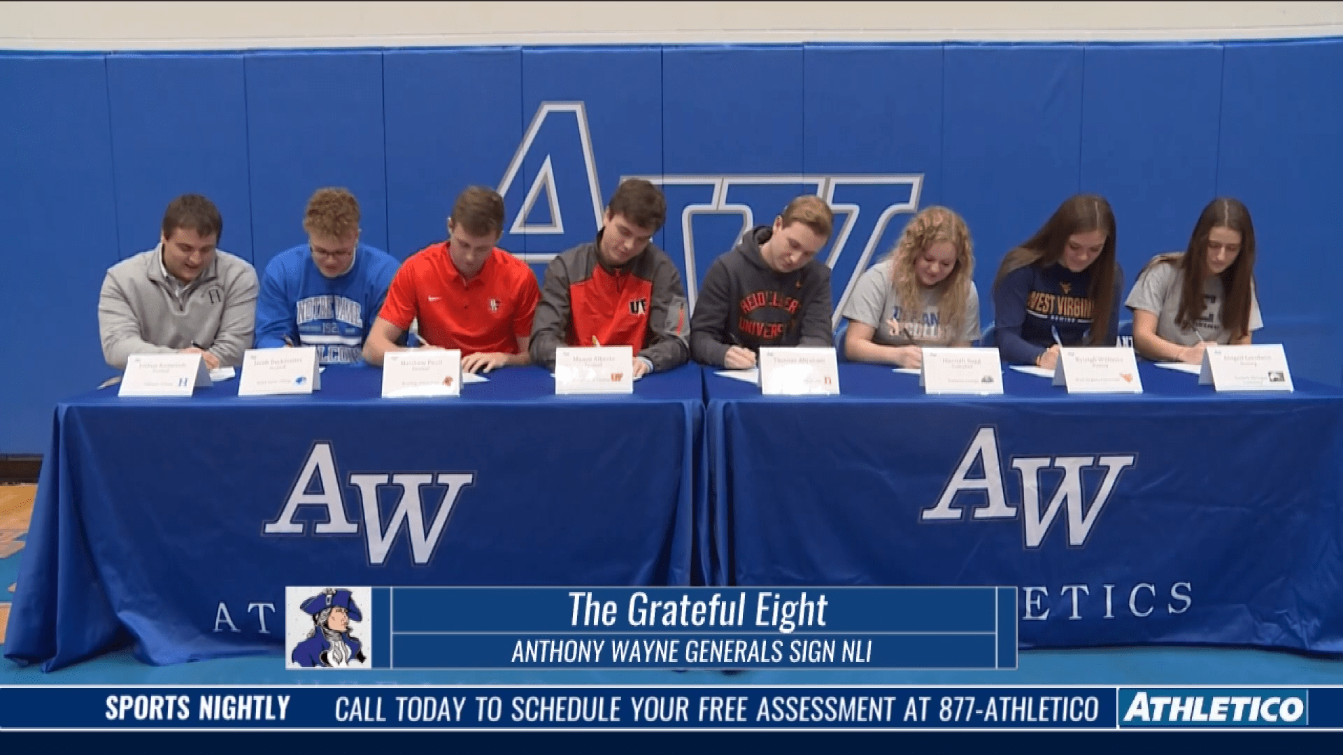 8 Anthony Wayne Generals Sign NLI