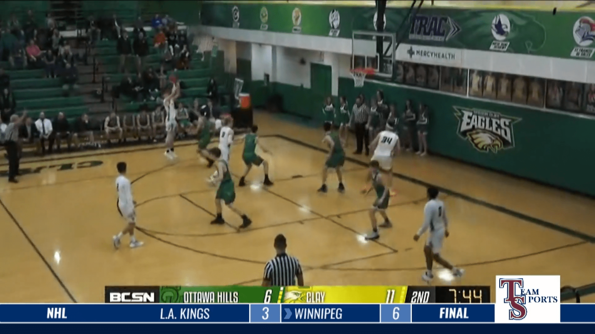 Clay Wins Nailbiter over Ottawa Hills