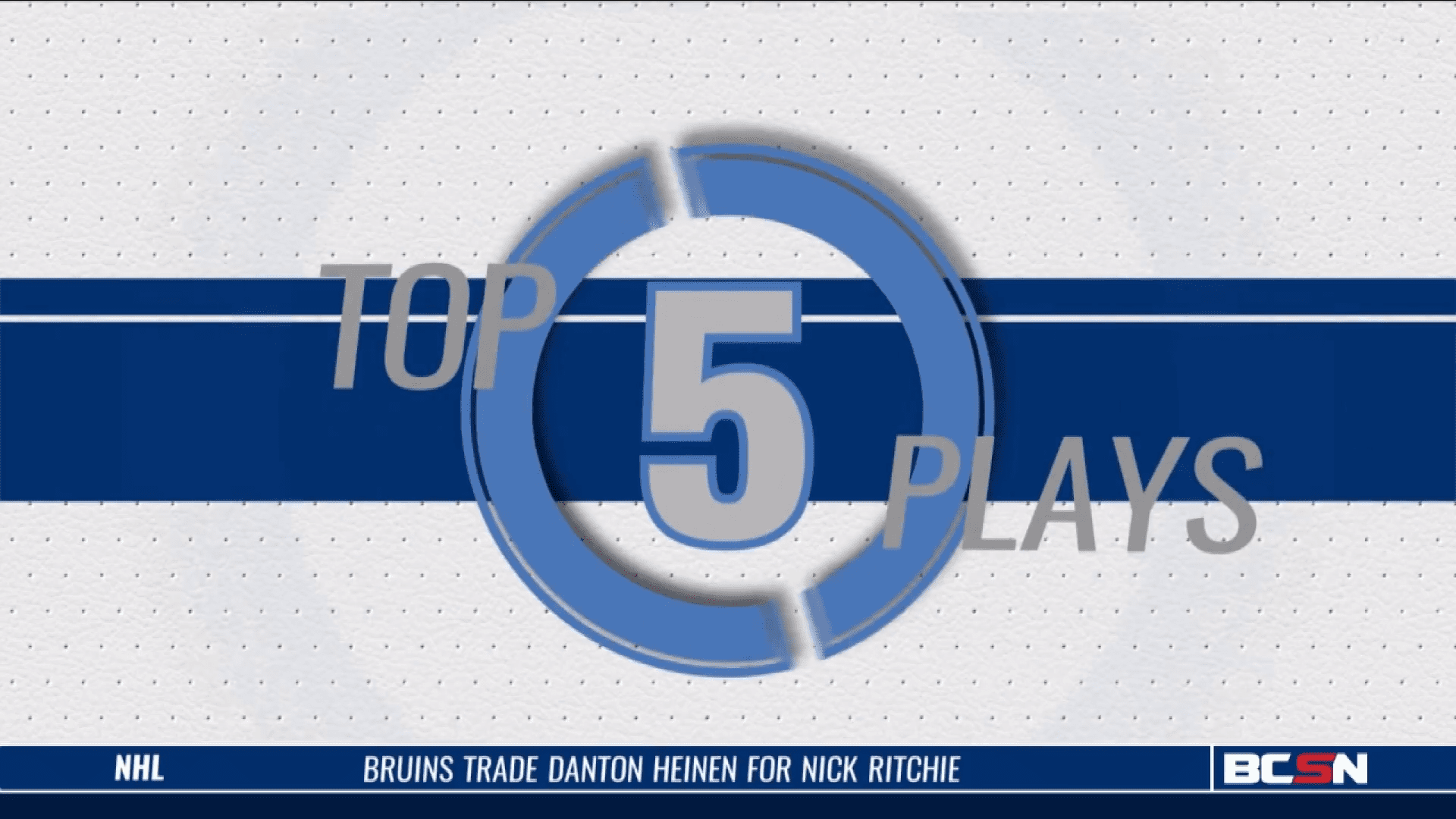 Top Five Plays of the Week