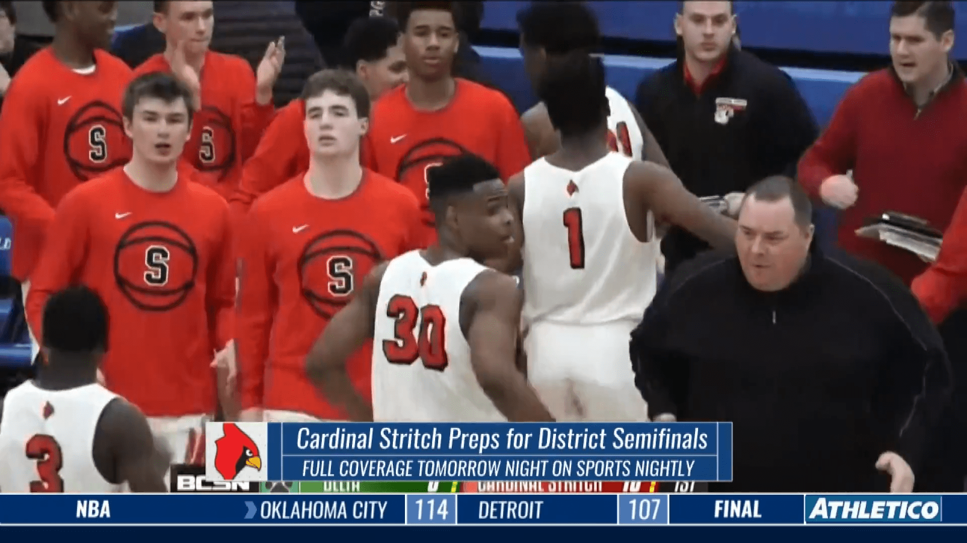 Cardinal Stritch Preps for District Semifinals