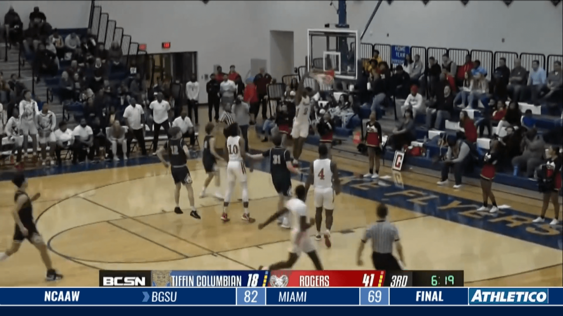 Rogers Boys Advances to District Final After Beating Tiffin Columbian