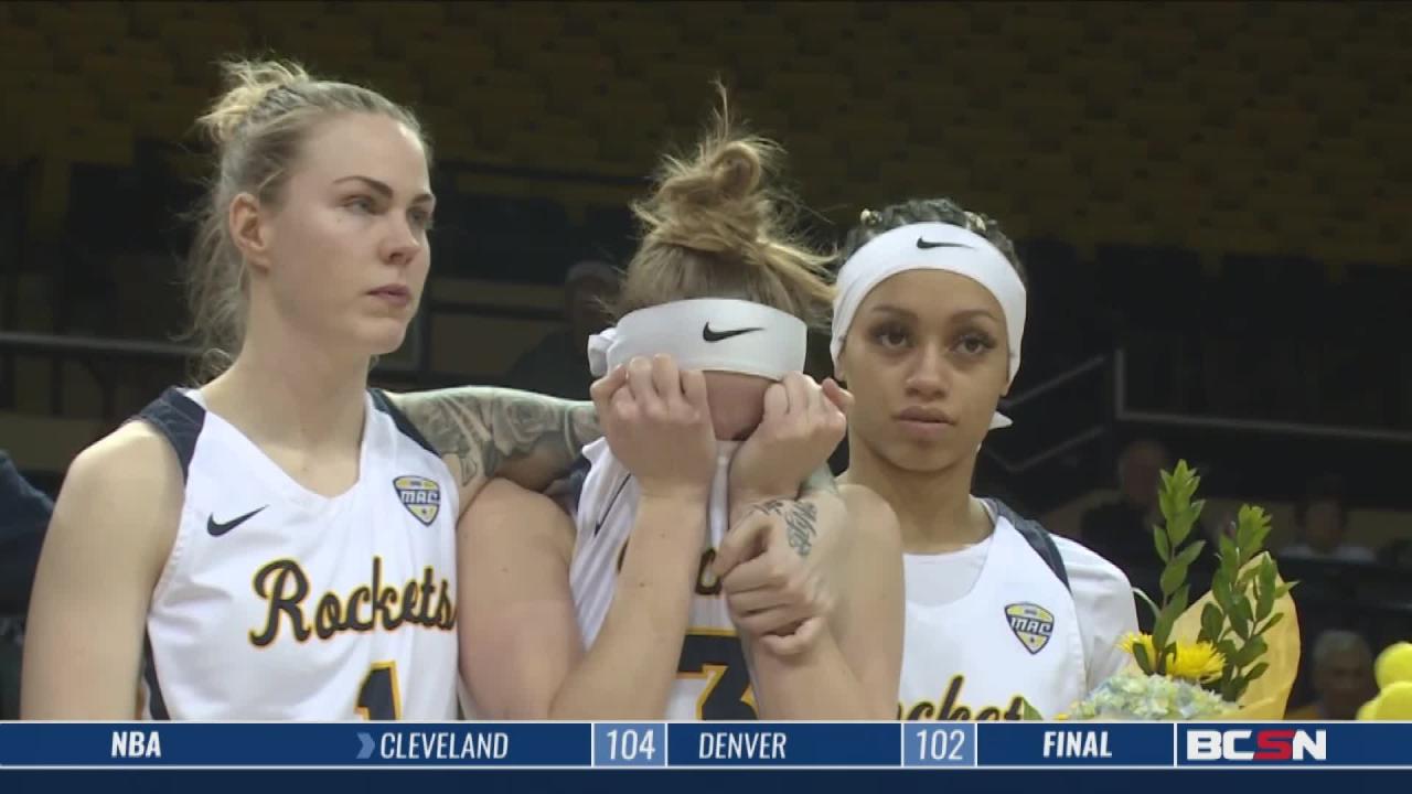 Emotional Senior Night for Rockets’ Santucci