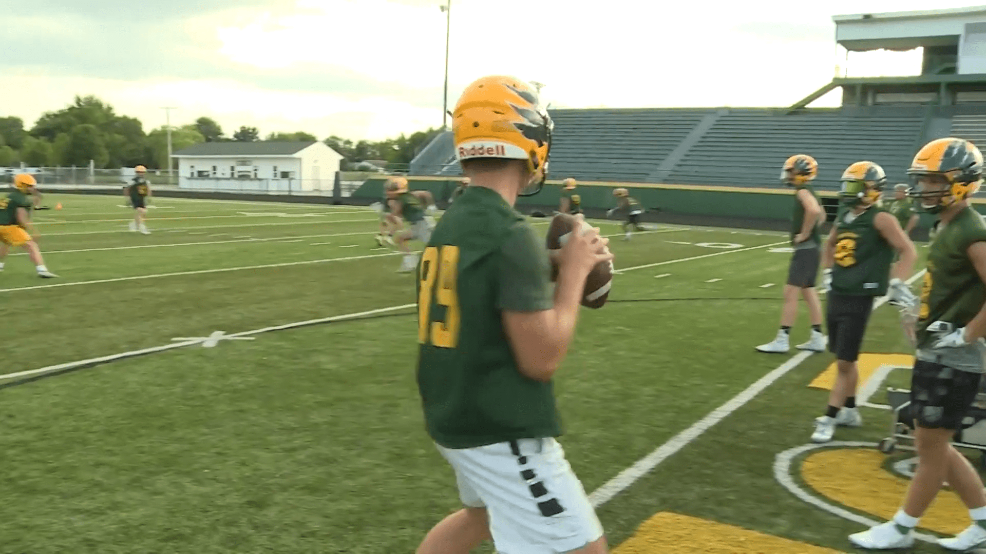 Clay Hits Gridiron With High Hopes