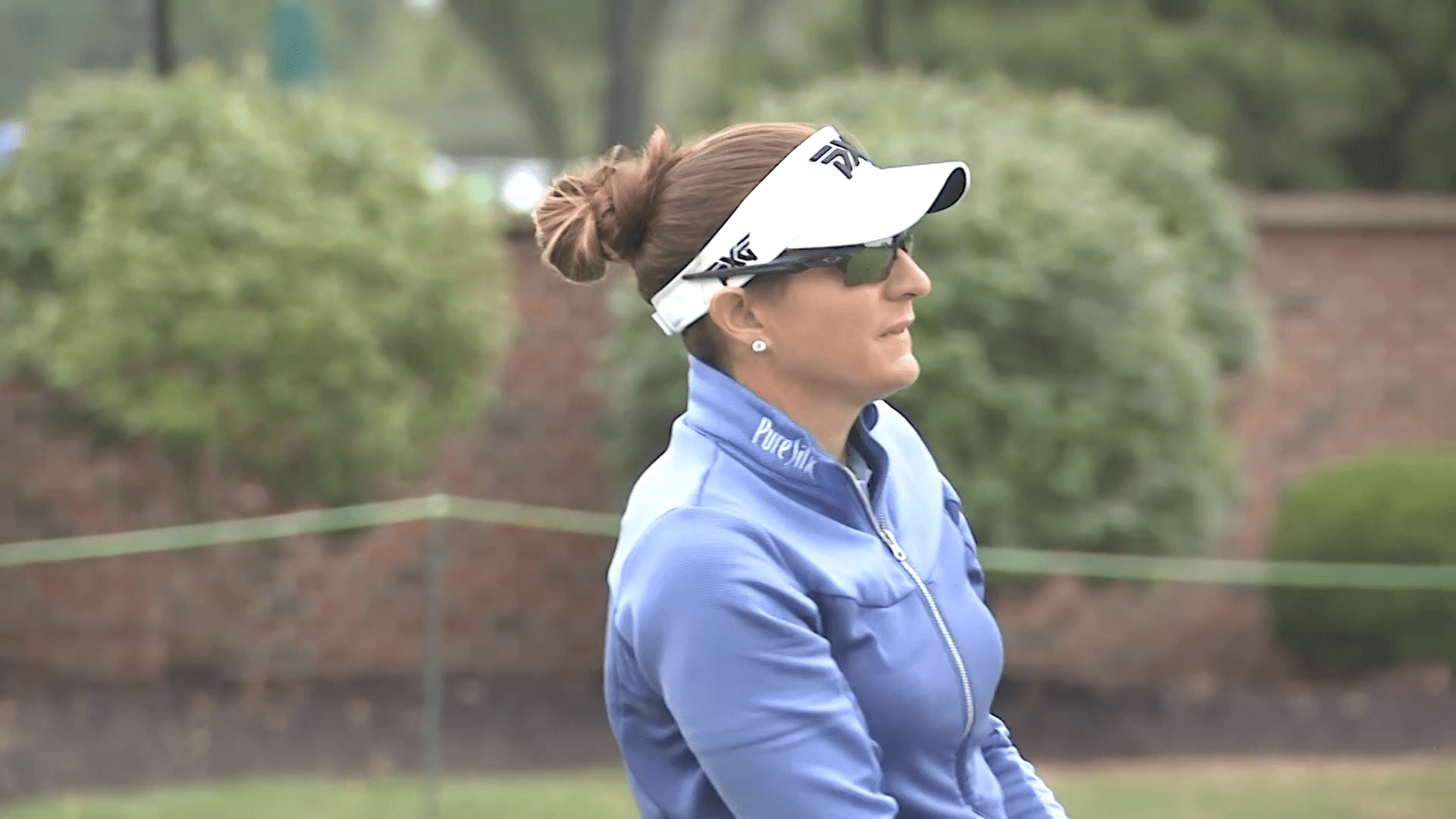 Brittany Lang and Husband Kevin Spann Work Together on the Golf Course