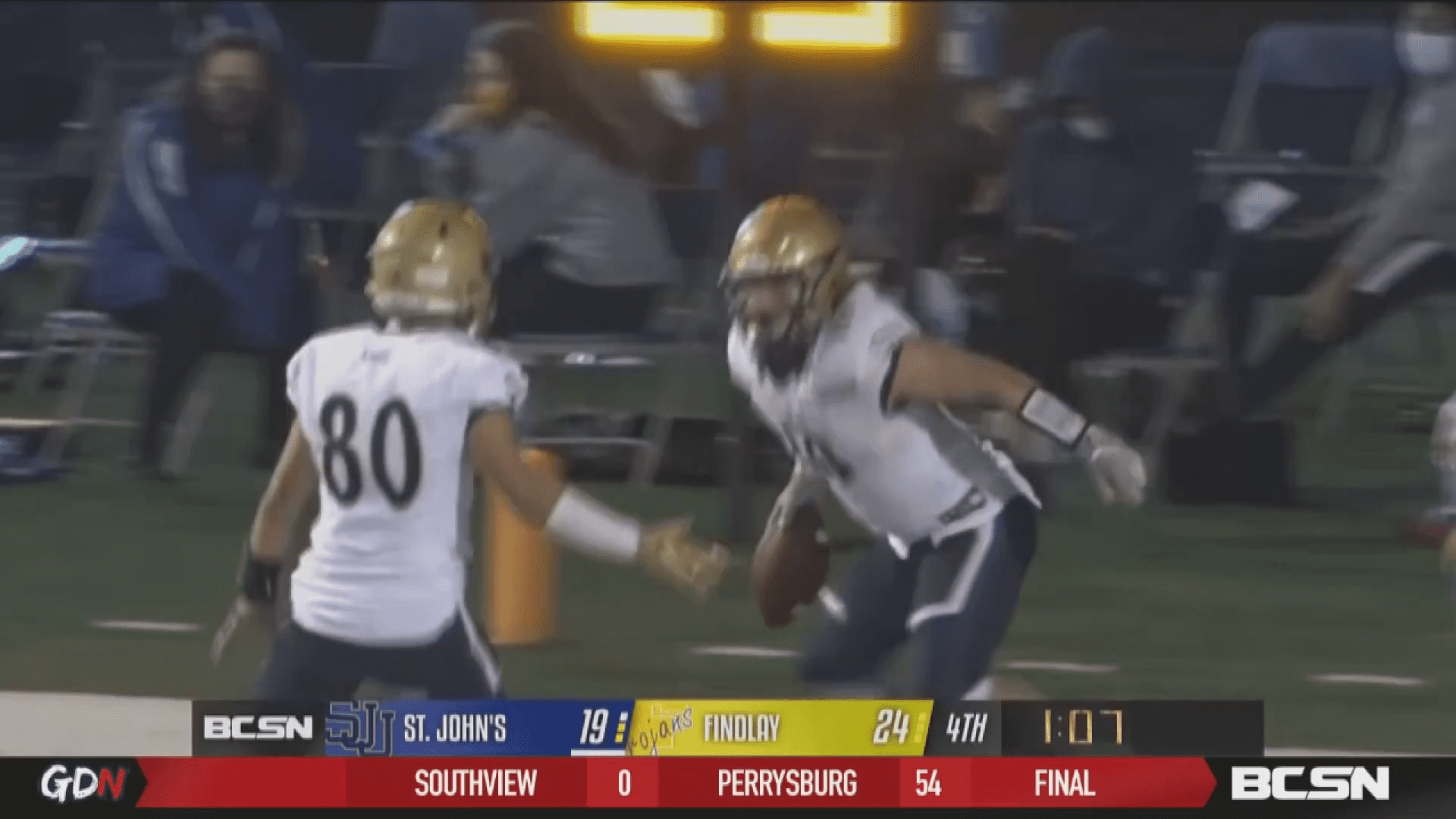 St. John’s Rallies in the 4th to Hand Findlay their First Loss