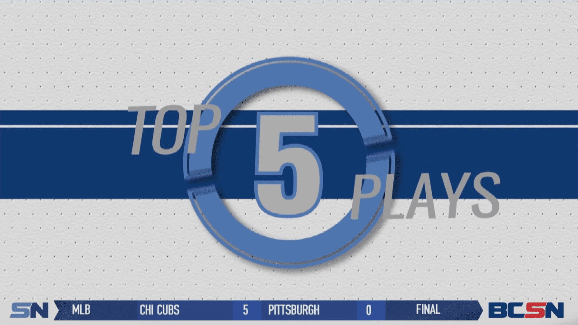 Top 5 Plays of the Week