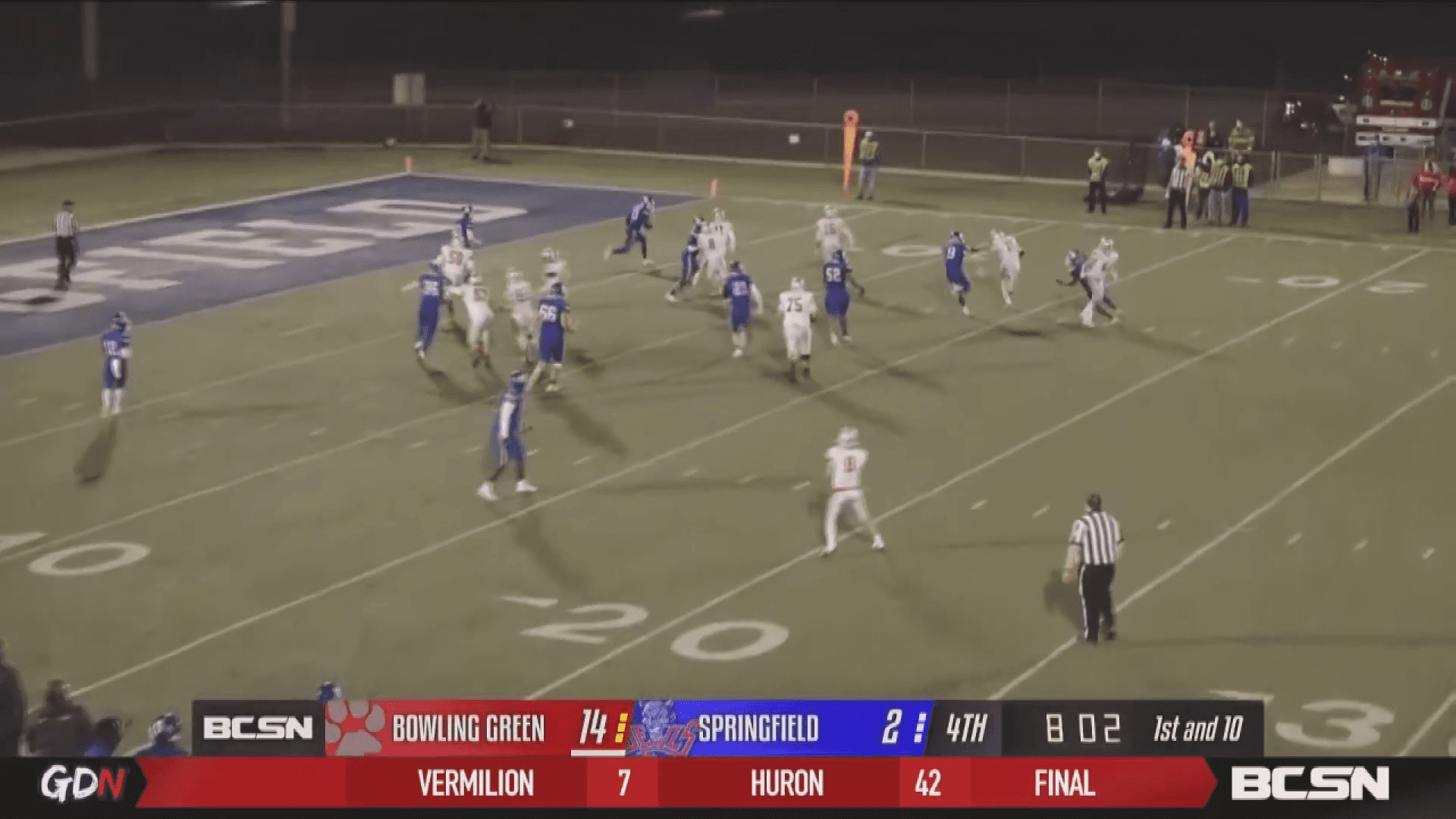 Strong 2nd Half Leads to Bowling Green Win over Springfield