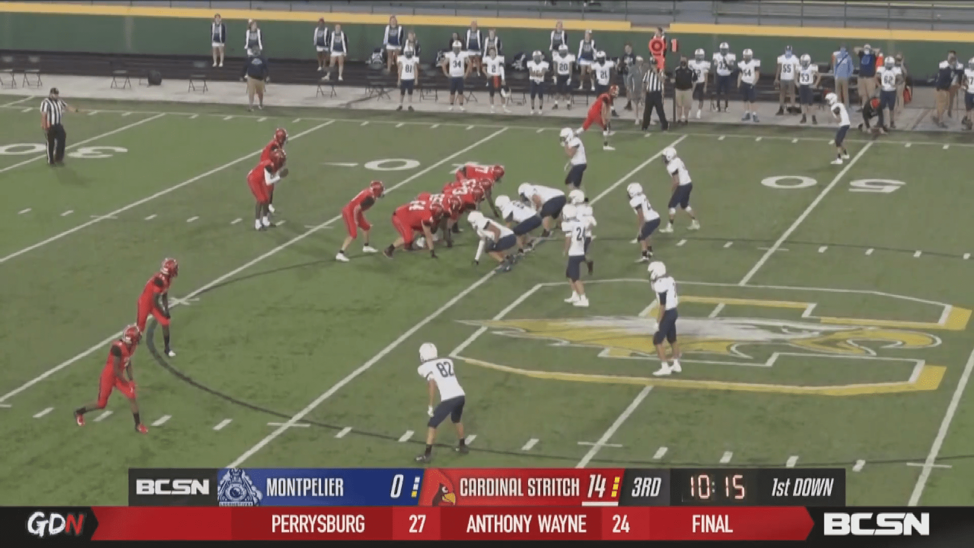 Cardinal Stritch handles Montpelier, 28-14