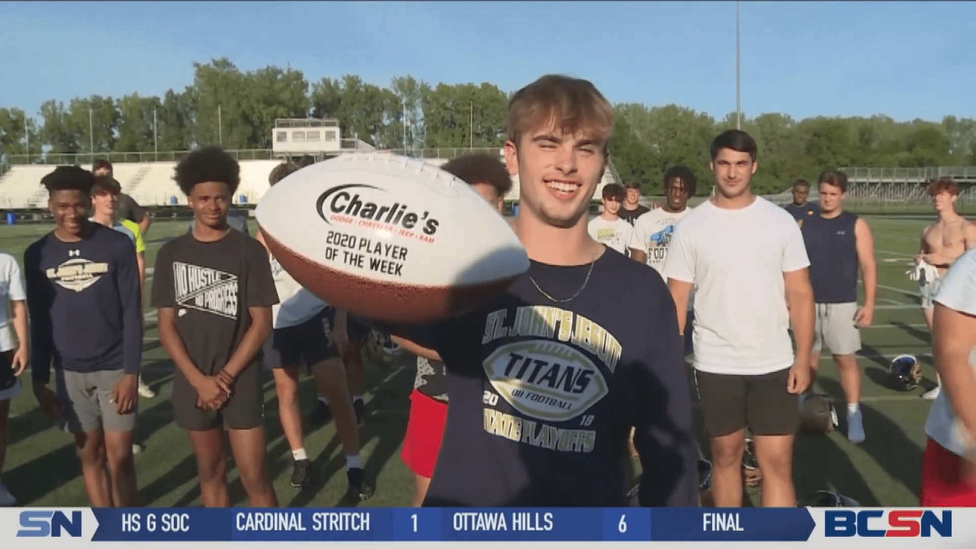 Brady Lichtenberg Named Week 1 Player of the Week