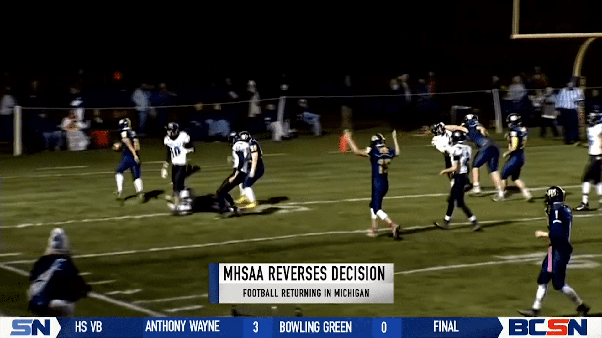 MHSAA Reverses Field, Football to be Played this Fall