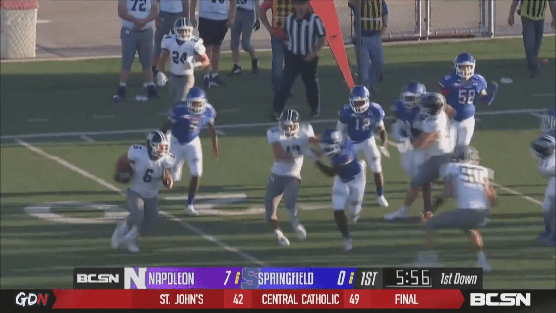 Napoleon tops Springfield in NLL play